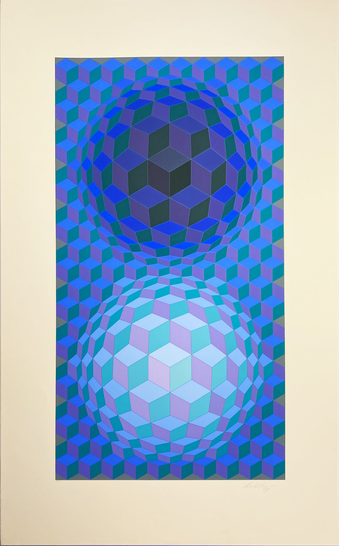 Victor Vasarely, 'Album Meta: Seven Plates 5', 1976 | Print Available for Sale | Hamilton-Selway Fine Art