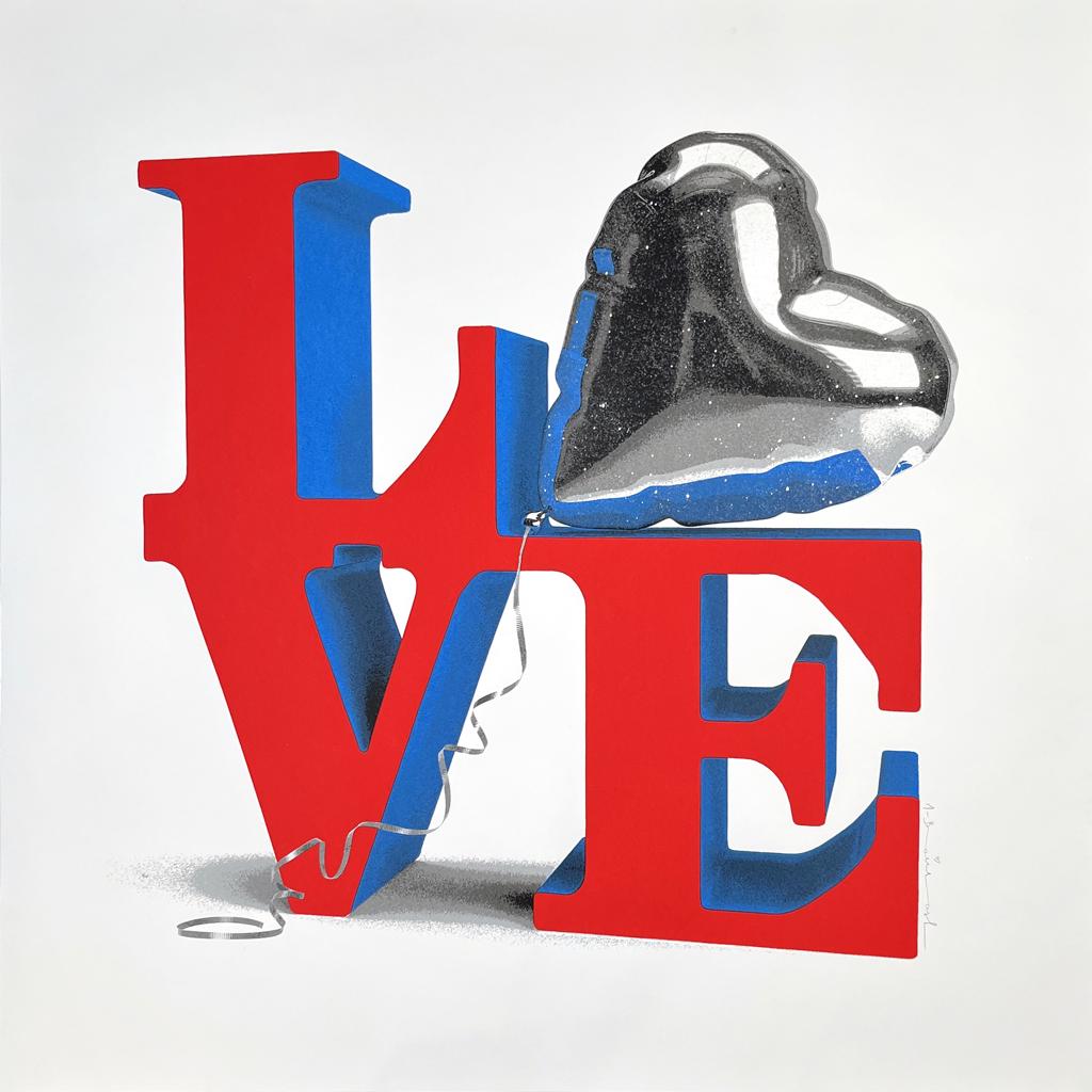 Mr. Brainwash, 'Monumental Love', 2021 | Available for Sale | Red