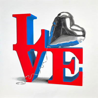Mr. Brainwash, 'Monumental Love', 2021 | Available for Sale | Red
