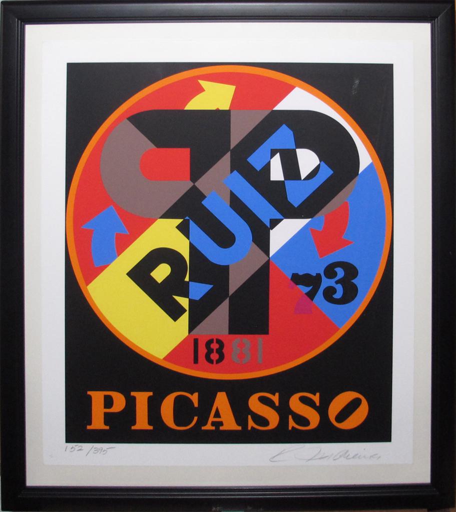 Robert Indiana, 'The American Dream (Picasso)', 1996 | Framed