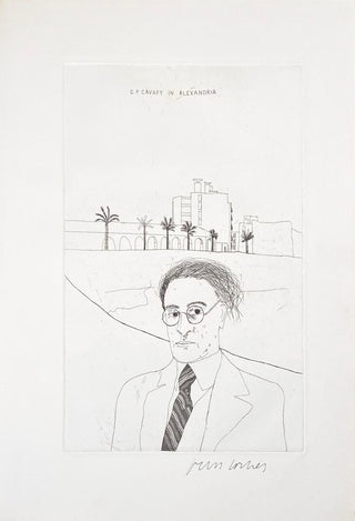 David Hockney, 'Portrait of Cavafy in Alexandria', 1966
