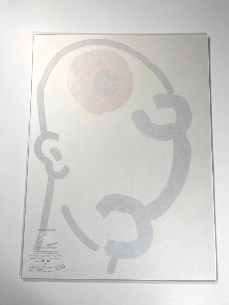 Keith Haring, 'The Story of Red and Blue #13', 1989 | Back