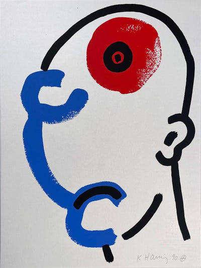Keith Haring, 'The Story of Red and Blue #13', 1989 | Available for Sale 