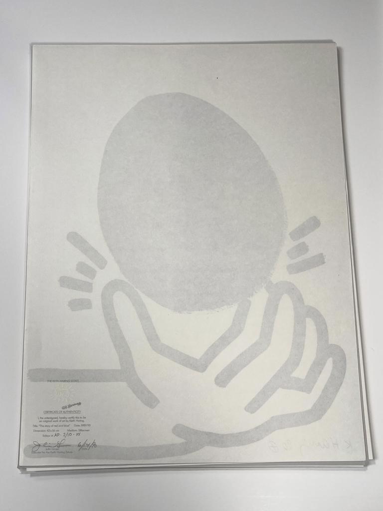Keith Haring, 'The Story of Red and Blue #20', 1989 | Available for Sale | Back