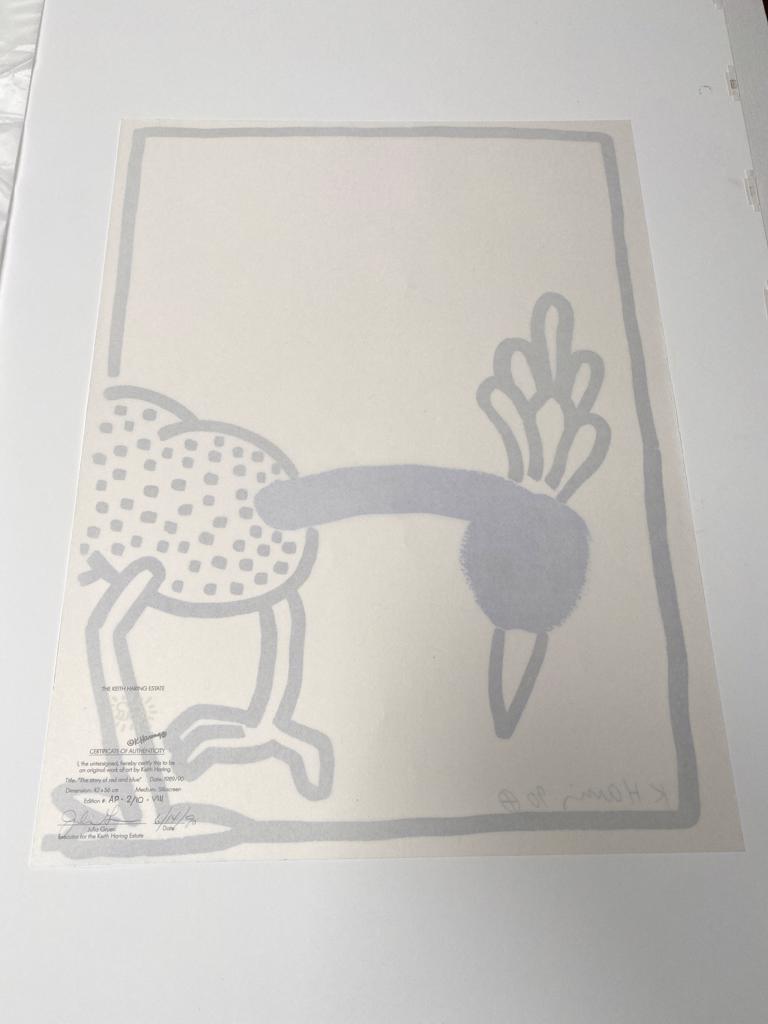 Keith Haring, 'The Story of Red and Blue #8', 1989 | Available for Sale | Back