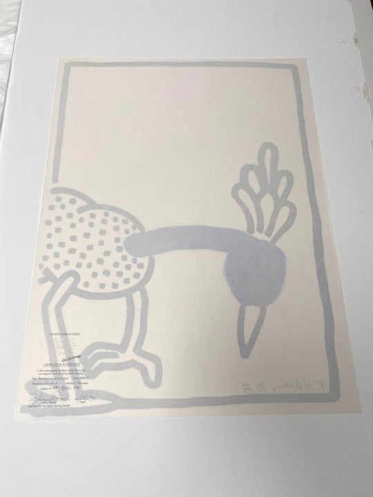 Keith Haring, 'The Story of Red and Blue #8', 1989 | Available for Sale | Back