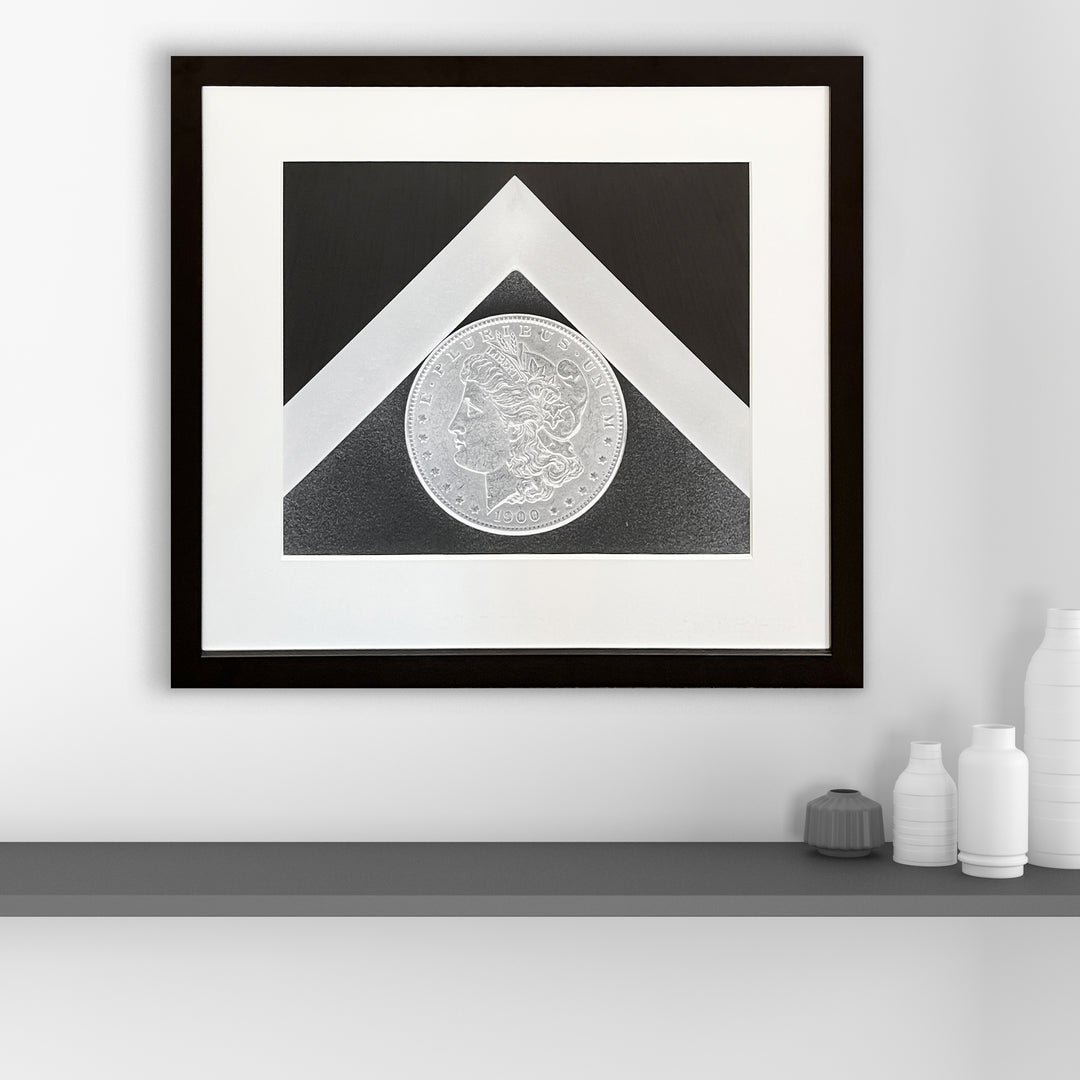 Robert Mapplethorpe, 'Silver Dollar', 1988 | Print Available for Sale | Hamilton-Selway Fine Art | Framed Mockup Image