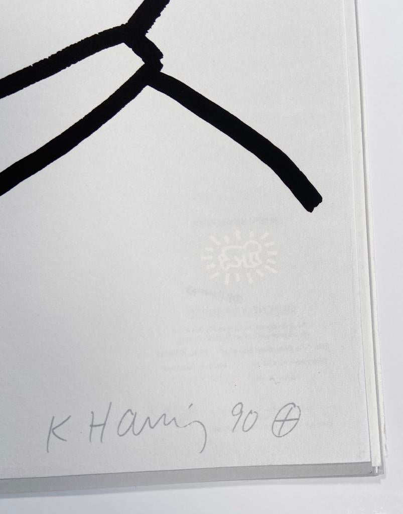 Keith Haring, 'The Story of Red and Blue #3', 1989 | Signature