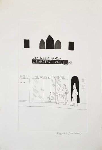David Hockney, 'The Shop Window of a Tobacco Store', 1966-67