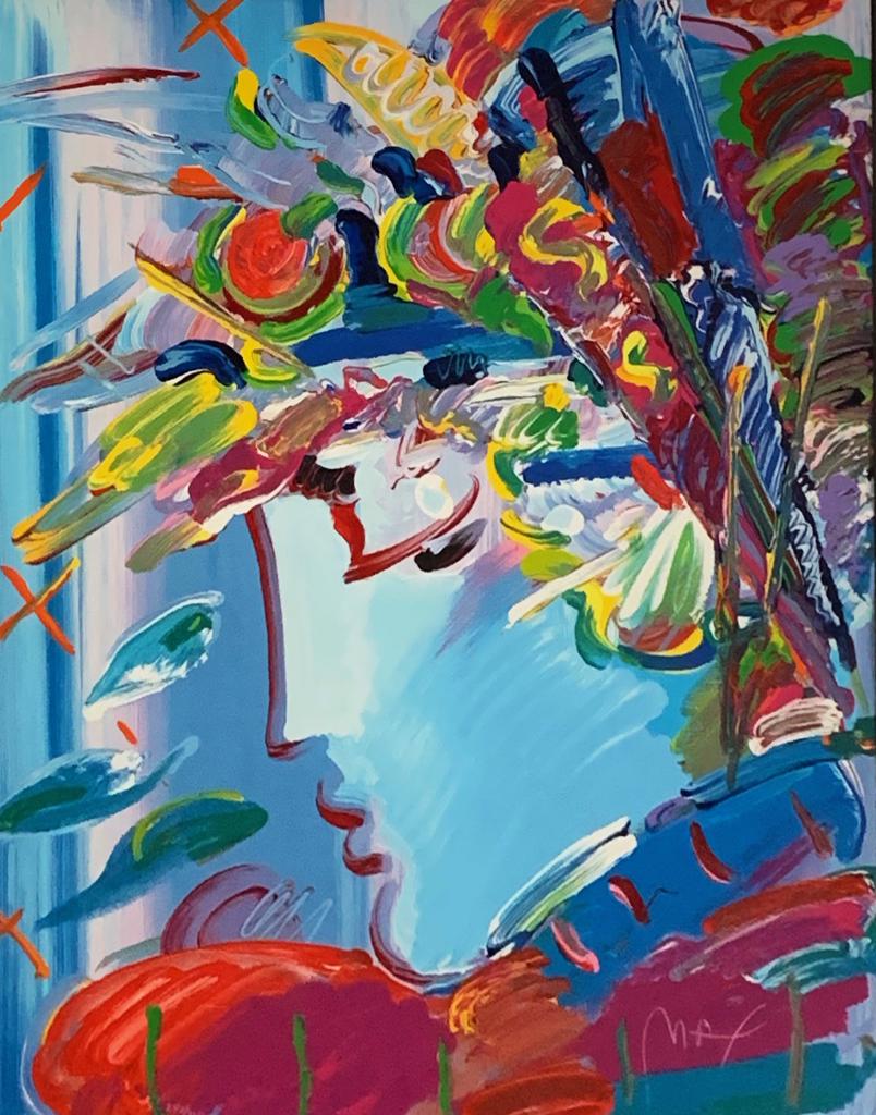 Peter Max, 'Blushing Beauty'