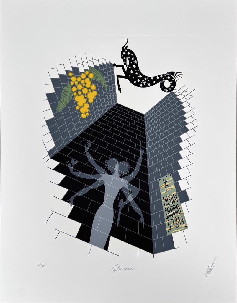Erte, 'Capricorn', 1982