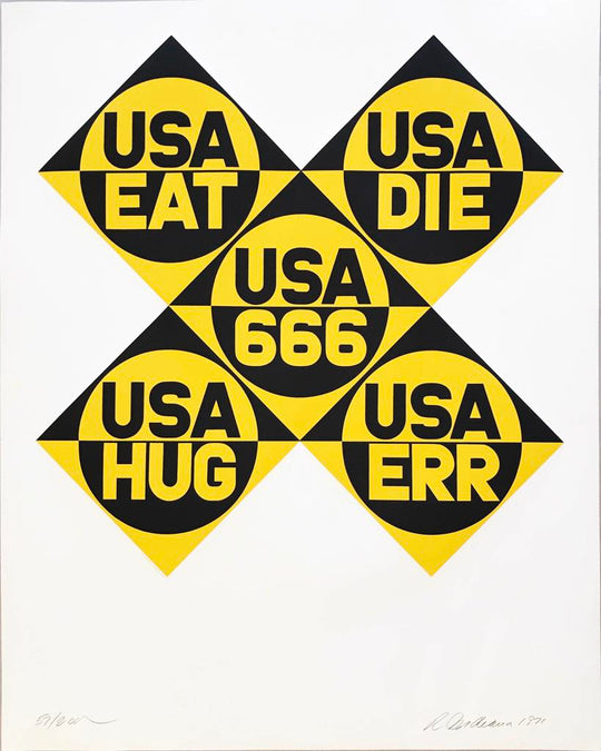 Robert Indiana, 'Decade (USA 666)', 1971 | Available for Sale