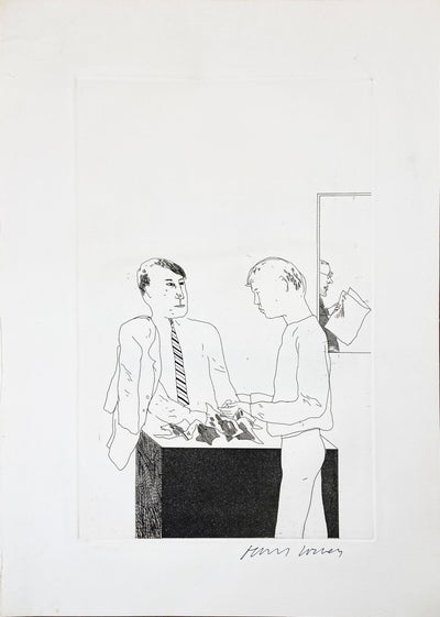 David Hockney, 'He Enquired After the Quality', 1967 |Available for Sale