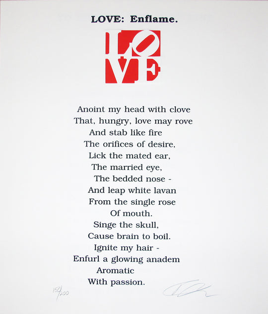 Robert Indiana, 'Book of Love Poems', 1996 | Available for Sale