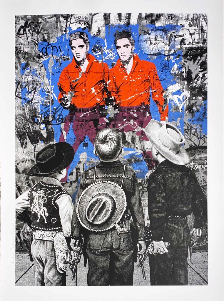 Mr. Brainwash, 'Playing Cowboy', 2020 | Available for Sale | Image of Edition Print