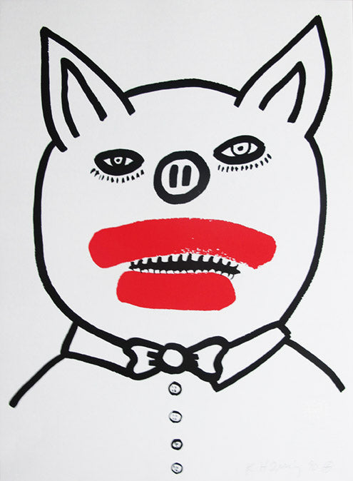 Keith Haring, 'Story of Red and Blue #3', 1989 | Available for Sale