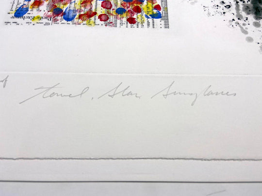 James Rosenquist, 'Towel, Star, Sunglasses; Other Great Cities', 1997 | Available for Sale | Title