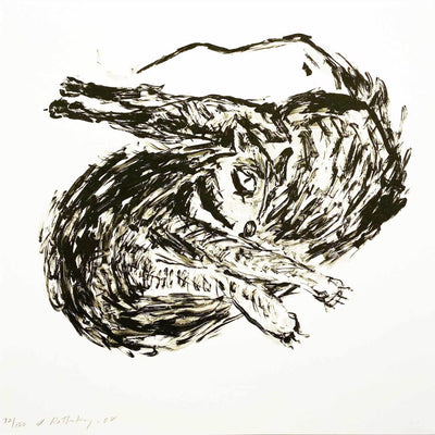 Susan Rothenberg, 'Twisted Cat' from the Artist for Obama Portfolio, 2008 | Available for Sale