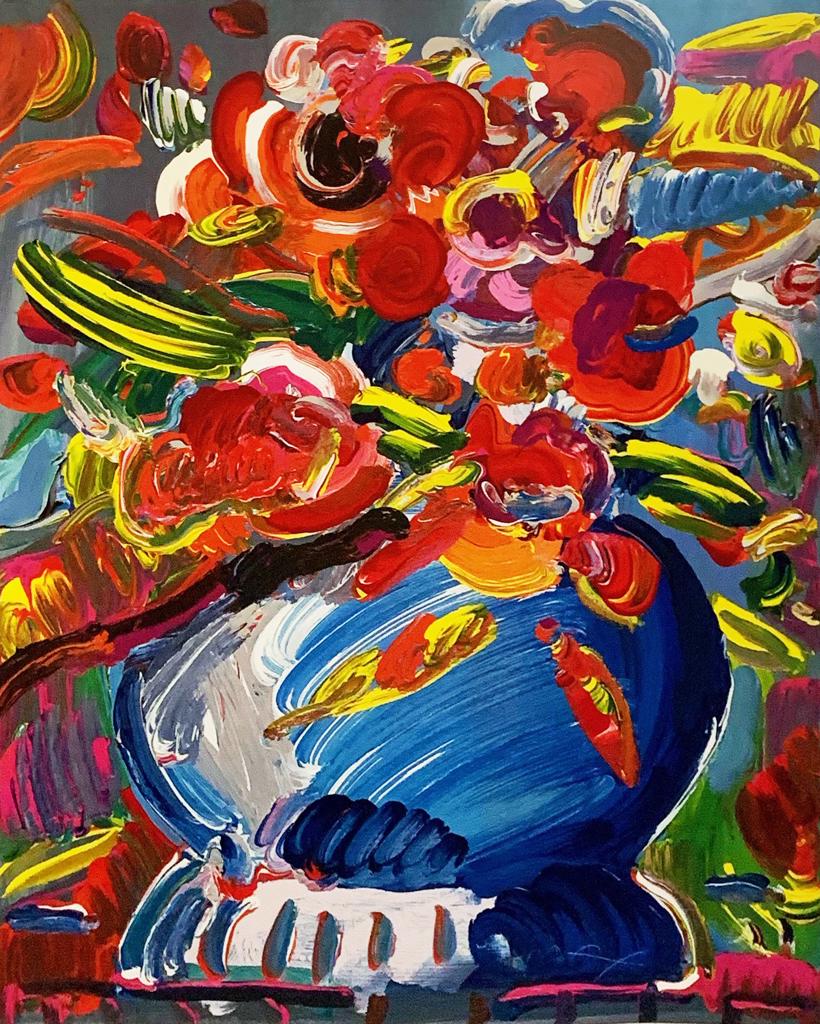 Peter Max, 'Untitled (Vase & Flowers)', 1992