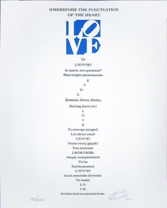 Robert Indiana, 'Book of Love Poems', 1996 | Available for Sale