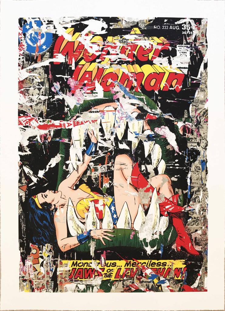 Mr. Brainwash, 'Wonder Woman', 2017 | Available for Sale | Image of editioned print