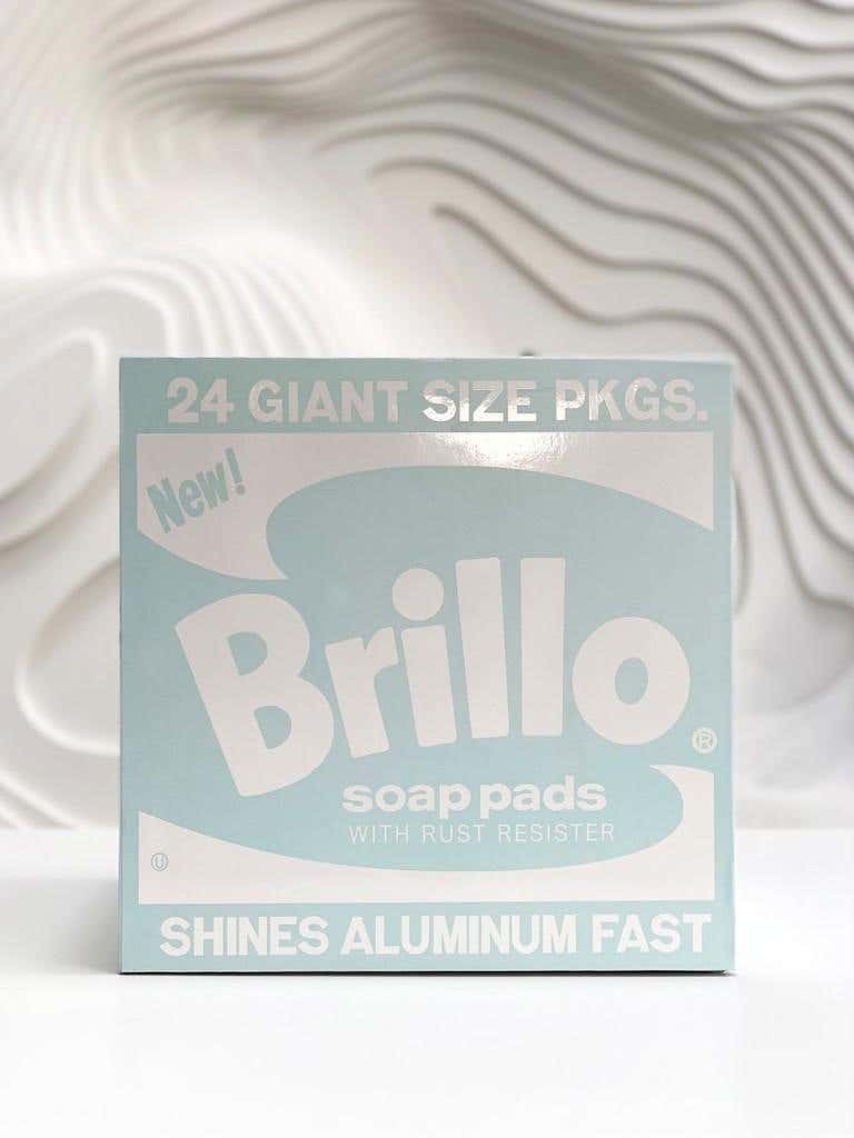 Daniel Arsham, 'Eroded Brillo Box', 2020 | Available for Sale | Image of sculpture in box