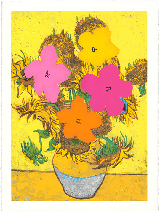 Mr. Brainwash, 'Flower and Sun', 2023